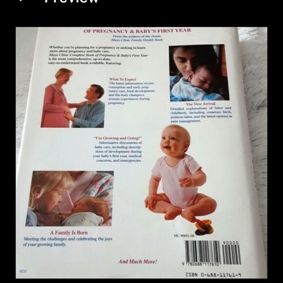 MAYO CLINIC COMPLETE‎ BOOK of Pregnancy & Baby's First Year 750 Pages - Picture 2 of 13